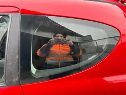 OEM SZYBA KAROSERYJNA TYŁ LEWA PEUGEOT 207 3D