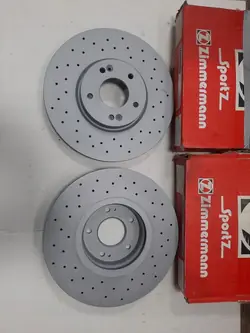 Discos de freio Zimmermann 2pcs Hyundai Santa Fe II Dianteiro OEM 285351652