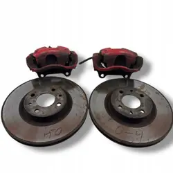 Fiat 500 Abarth 2016 Vorne Bremsscheiben & Sattel Set LAA10107