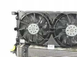 Chłodnica wody powietrza intercooler wentylator Renault Laguna III 2.0 DCi