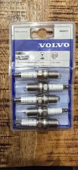 Jeu de bougies Volvo OEM 8692071 pour S/V/C70/S80/S60/XC90