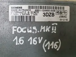 Unidade Controlo Motor 6M51-12A650-AAB para Ford Focus MK2