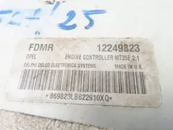 Delphi Wegfahrsperre Steuergerät OEM 12249823 - Gebraucht