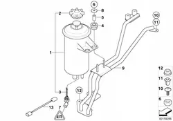 Réservoir de direction assistée 32416782538 pour BMW