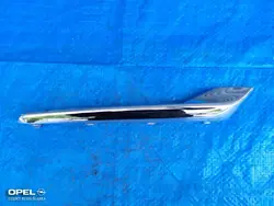 OPEL Crossland X Front Bumper Left Chrome Trim 13477106