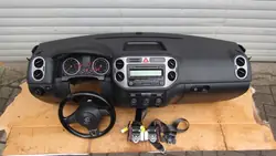 VW TIGUAN 5N Lift Consola Tablero Set OEM