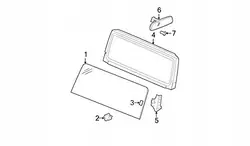 OEM 68433234AB 68291705 Voorruit voor Jeep