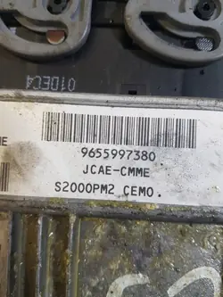 Moottoritietokone OEM 9655997380 Peugeot 407:lle