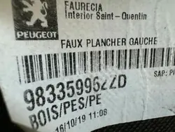 OEM 983359962ZD Linke Kofferraumbodenplatte Peugeot 5008 II