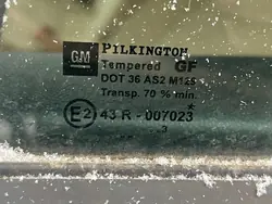Vitre triangulaire arrière gauche Opel Signum OEM AK-12-724310
