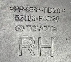 Rechte hintere Stoßstangenblende Toyota C-HR - 52163-F4020