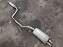 OEM TŁUMIK WYDECH ŚRODKOWY + KOŃCOWY VOLKSWAGEN CADDY II 1.9 D
