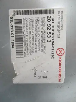 OEM 2092533 Salpicadero Trasero Izquierdo Fiat Ducato