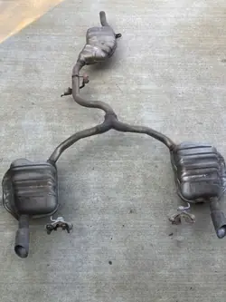 Schalldämpfer TŁUMIK VW PASSAT B7 4X4 - Gebrauchtes OEM-Teil
