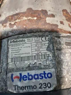 Webasto Thermo 230 DW230 24V 65W 23kW Käytetty