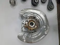 Bakre vänstra knuckle med kontrollarmar BMW X3 G01