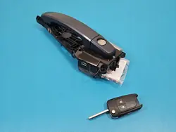 Tirador exterior delantero izquierdo OEM 14096201 Opel Astra