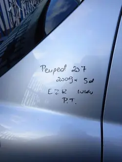 OEM dm,uty Kvartspanel Vänster/Höger Bak Peugeot 207