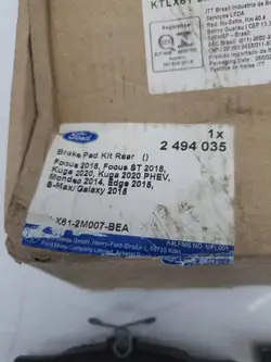 Plaquettes Frein Arrière Ford Mondeo MK4 OEM LX61-2219-BEA