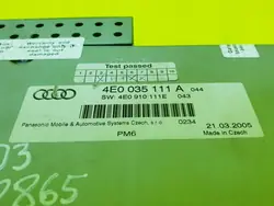 CD-vaihtaja OEM 4E0035111A Audi A6 C6 A8 D3 Q7