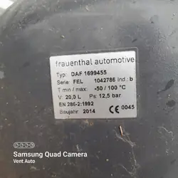 Depósito de aire DAF OE 1699455 para sistema neumático