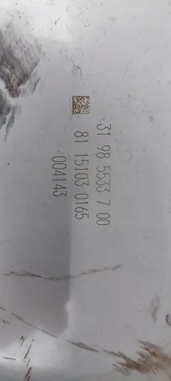 Katalysaattorisuojus OEM 81151030165 MAN TG3/TGX:lle