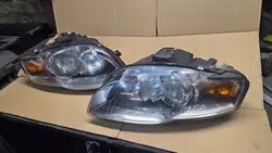 Ensemble de phares complet Audi A4 B7 H7+H7