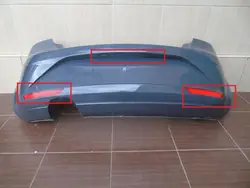 Takavalot + Rekisterikilven valot SEAT Leon II 09-13 OE