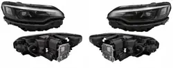 Full LED Ajovalot Vasen+Oikea Jeep Cherokee KL 2019-2023 OEM 68275948AE