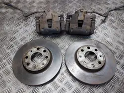 Bremsscheiben + Beläge + Bremssättel Vorne OEM Opel Corsa D
