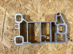 Glissière pare-chocs avant Porsche MACAN OEM 95B805233