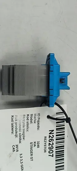 Résistance de soufflante KIA Stinger OEM 97480F5000J