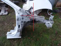 Longarina direita CITROEN DS4 OEM - Usado