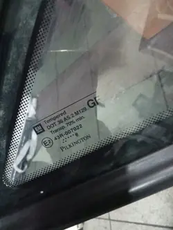 Karosserieglas Rechts Hinten OEM 100 Opel Astra II G