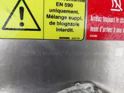 Réservoir Scania 2713471 395L avec capteur niveau