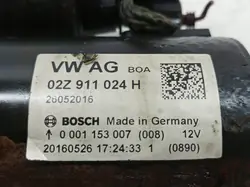 Motor de arranque 1.6 TDI Skoda Rapid I (2012-2019) OEM 02Z911024H