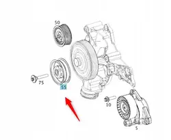 Roue de tension Mercedes A2722021419