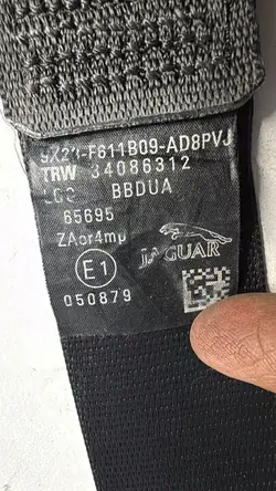 Säkerhetsbälte fram vänster Jaguar XF OEM 9X23F611B09AD8PVJ