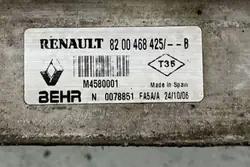 Radiador intercooler RENAULT MEGANE II ESTATE 1.5L 8200468425