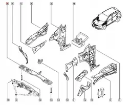 Support de Radiateur Renault Kadjar 1.6 DCI