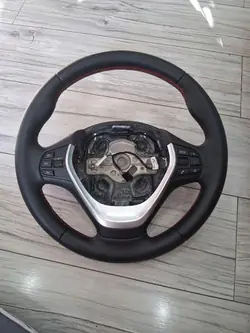 Leren Stuur OEM 62560150D Rode Steek