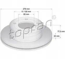 Topran Brake Disc