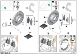 Disco de Freio Traseiro BMW M3 E46 2282304 2282303
