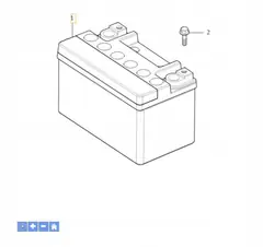 Volvo OE Stützbatterie 31296300