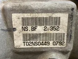 Mitsubishi Achterdifferentieel OEM T02NS0449 Gebruikt