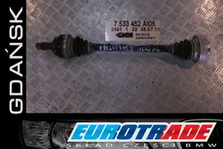 BMW E8X E9X Bakre högra axel OEM 7533452