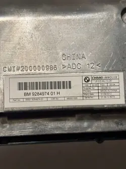 Pantalla de navegación BMW F10 F11 OEM 9284974