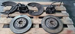 Audi A4 B8 S4 S5 takajarrut satulat levyt palat 330mm OEM 8K0 615 403A