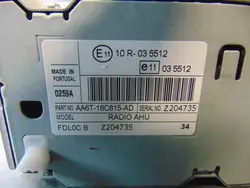 Radio CD Ford OEM AA6T-18C815-AD pour Fiesta MK7