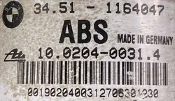 Pompe ABS BMW ATS6116090 pour Série 3 E36 1.6